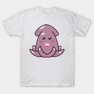 kawaii purple baby squid T-Shirt